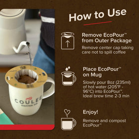 Coulee Core Roasts sampler with four flavors visible