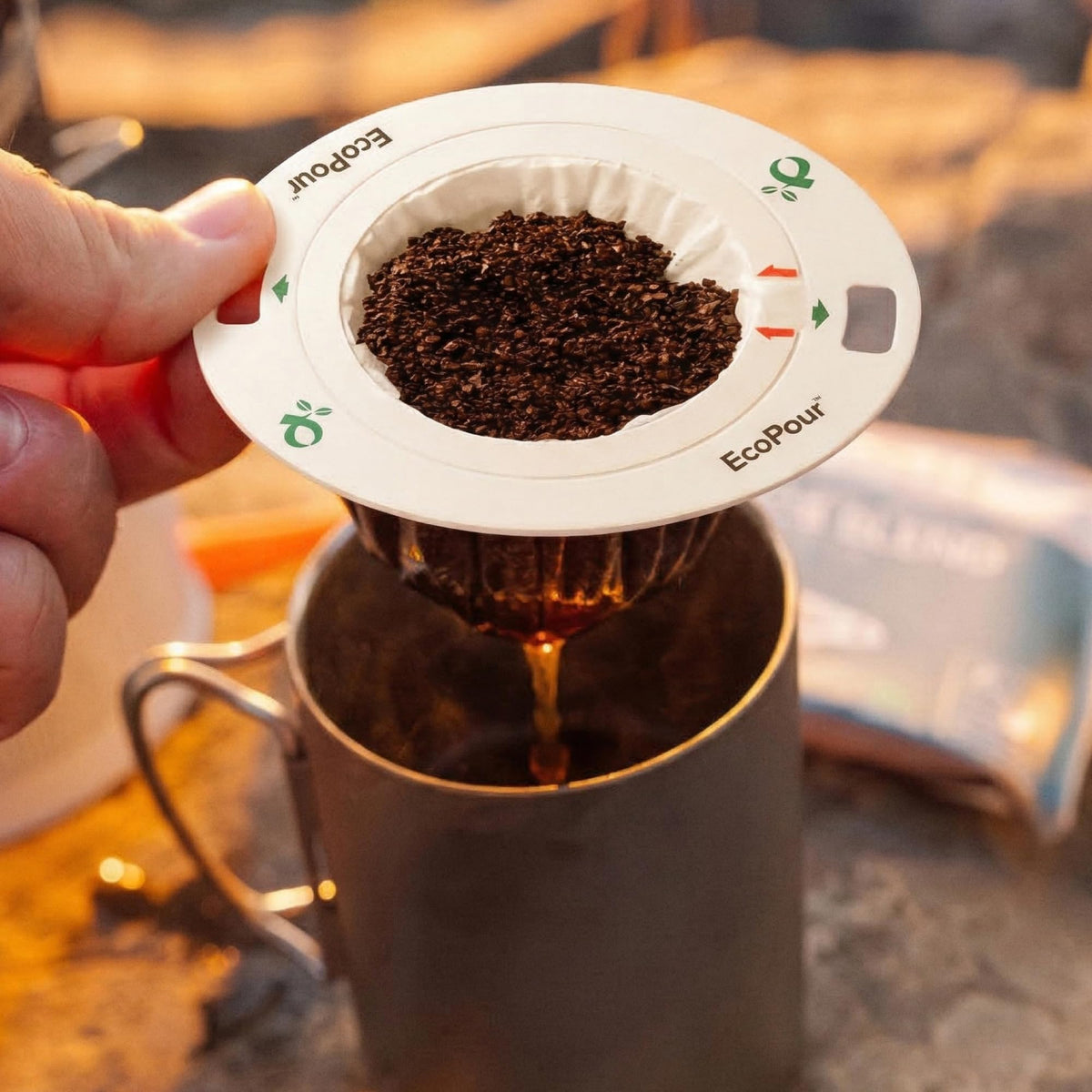 Coulée EcoPour compatible with SWIRL system for easy brewing.