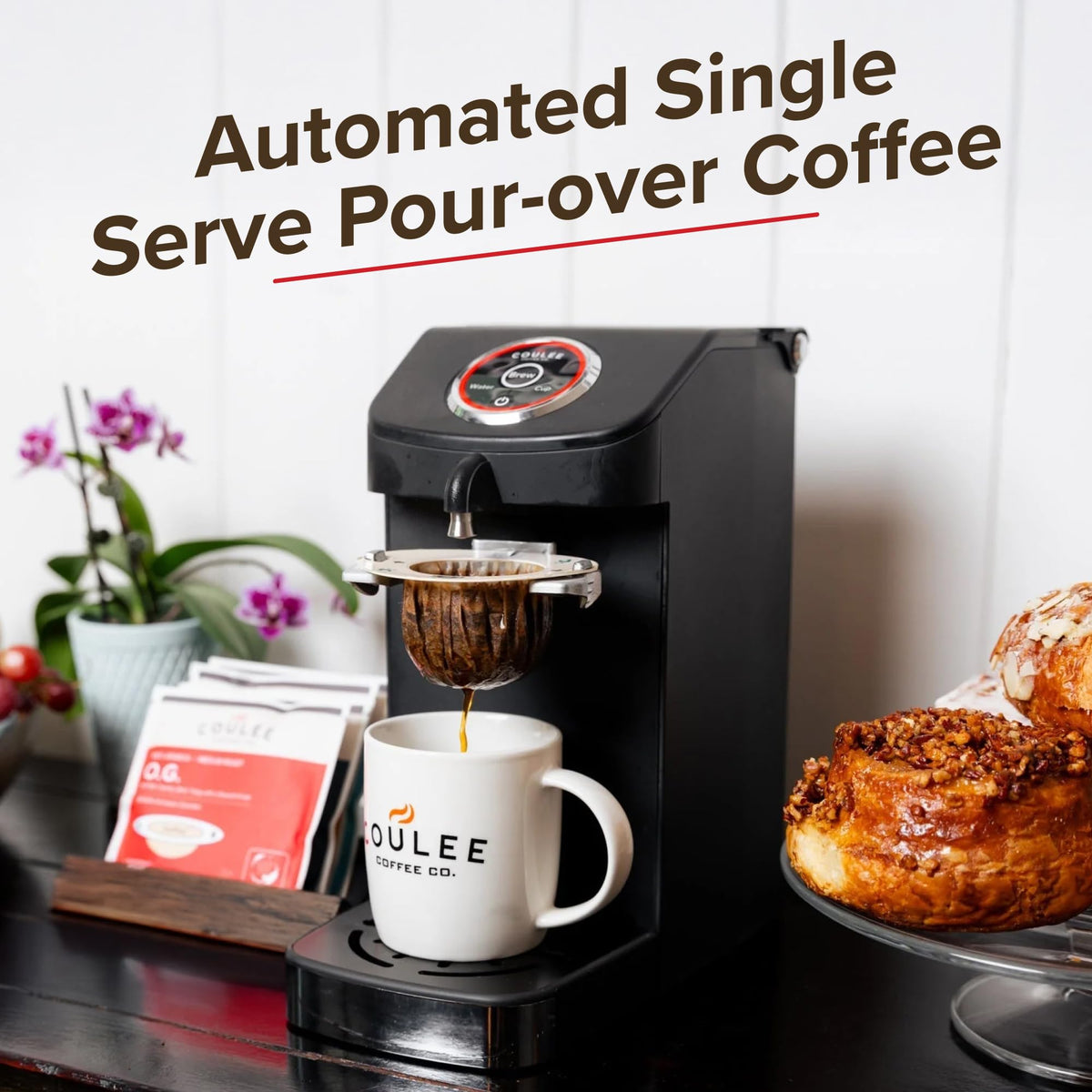 Coulée SWIRL works with any mug for versatile brewing.