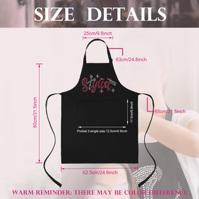 Coume versatile apron suitable for hair, cooking, painting, and crafts.
