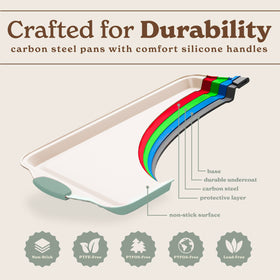 Country Kitchen silicone muffin cups support even batter rise and easy release.
