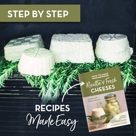 Country Trading Co Easy Cheesemaking Set round molds image demonstrates multiple sizes for various cheeses