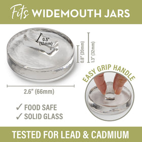 Country Trading Co kit-friendly weights for sauerkraut and kimchi fermentation