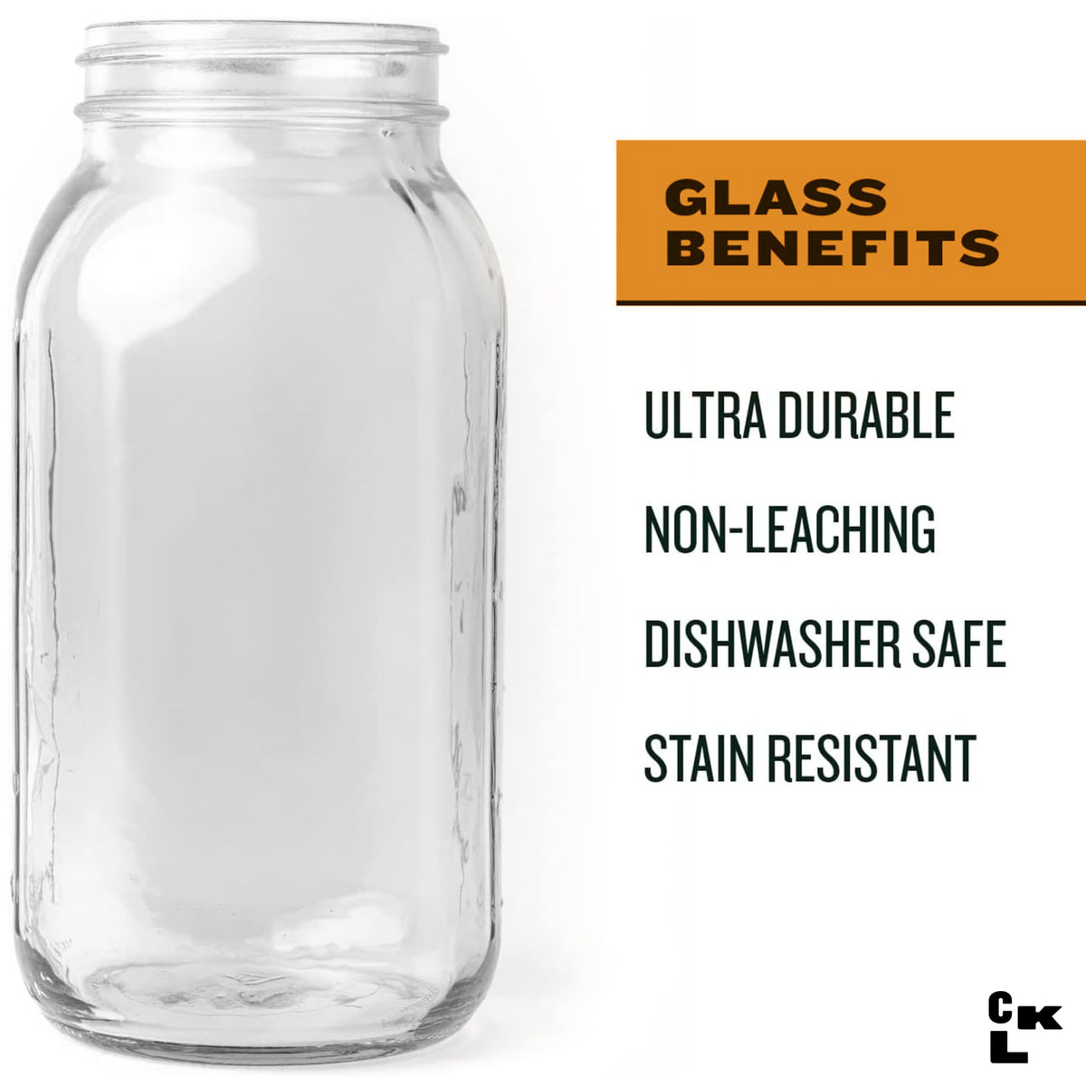 County Line Kitchen leak-proof jar handles spills and keeps contents secure.