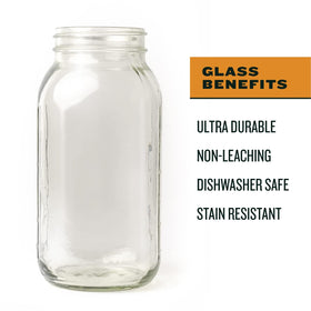 County Line Kitchen wide-mouth 2 quart pitcher for cold brew