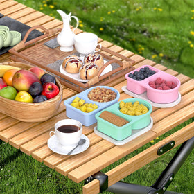 Coutnier reusable containers reduce disposable waste during picnics and commutes.