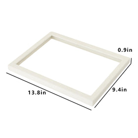 Coward two-pack beige lids ready to extend your tray set.