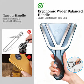 Cowbright jar opener sawtooth grip secures lids securely