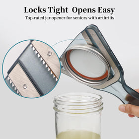Cowbright jar opener fits a wide range of lid sizes for versatility