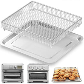 COWHERDING air fryer tray fits Cuisinart TOA-60 for even heating