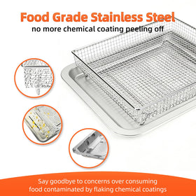 COWHERDING air fryer tray fits Cuisinart TOA-70 for streamlined use