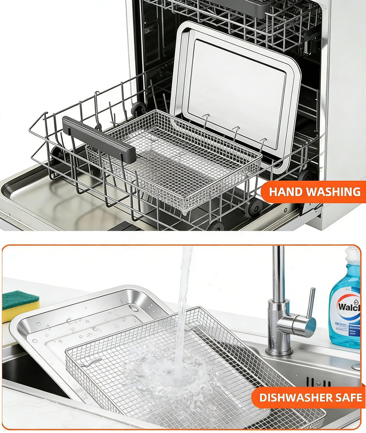 COWHERDING dishwasher safe tray cleans easily after meals