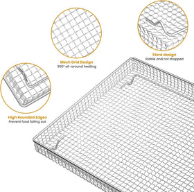 COWHERDING mesh rack basket adds versatility for cooling and draining