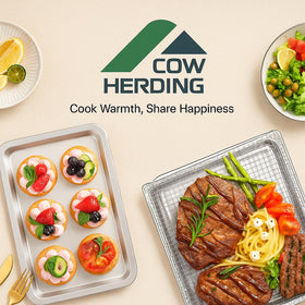 COWHERDING oil spatter containment tray keeps the kitchen tidy