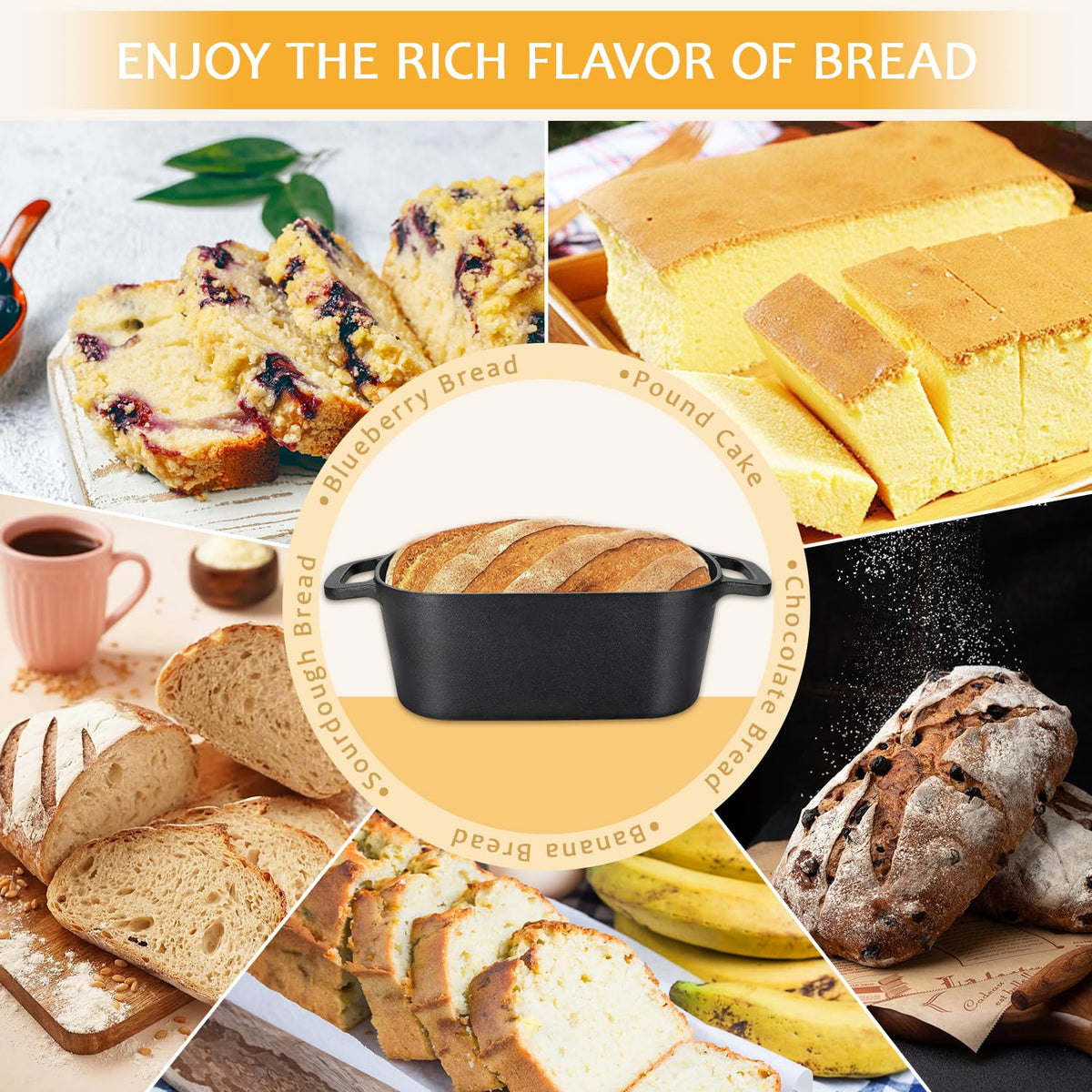 Coworm gift-ready bread pan with included oven mitts and recipes.
