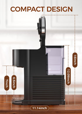 COWSAR Commercial five brew sizes up to 14 oz for customization