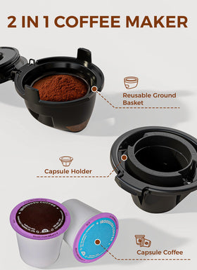 COWSAR Commercial capsule compatibility enables convenient pod brewing