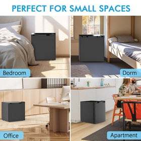 COWSAR ETL-certified compact fridge ensures safe, reliable performance in small spaces.