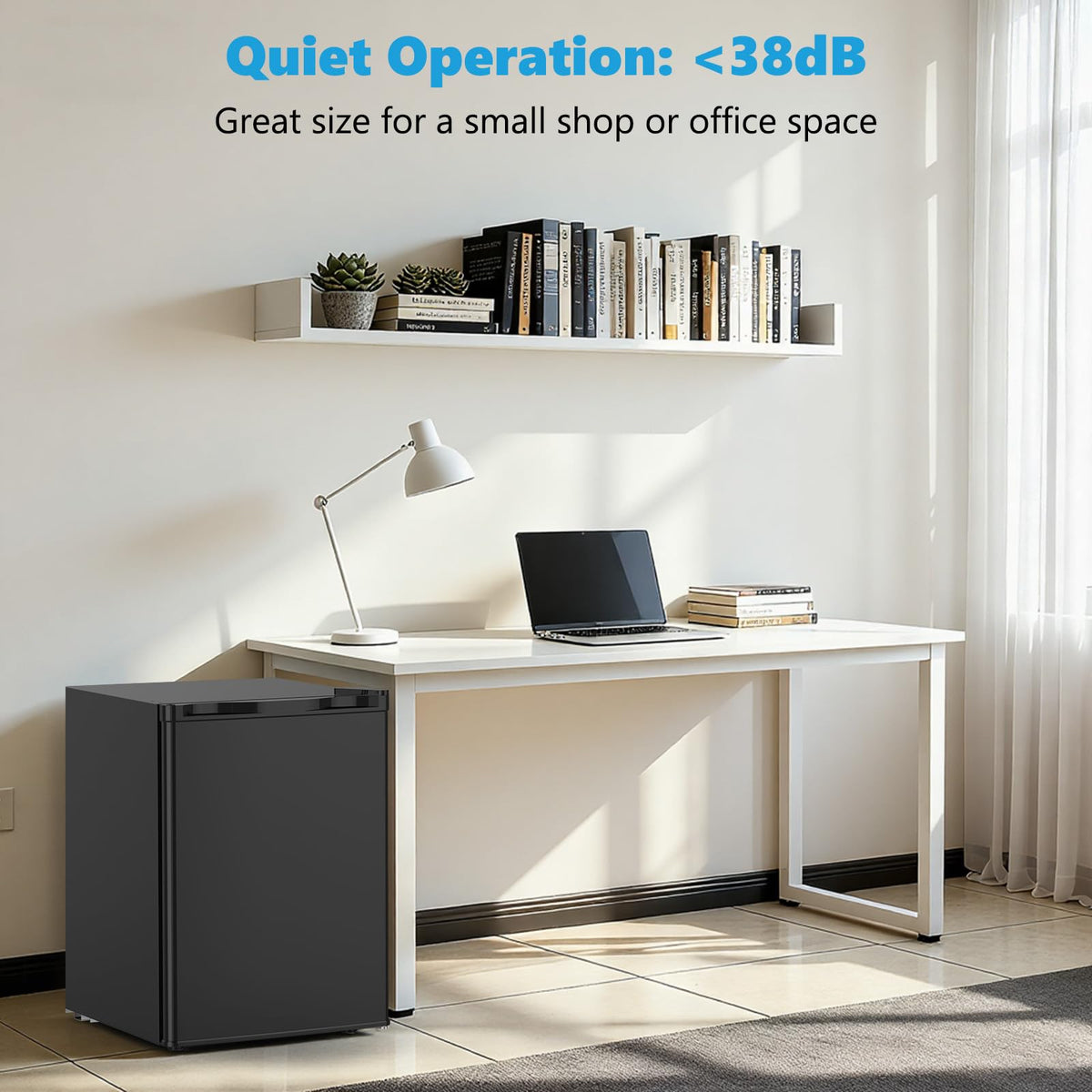 COWSAR quiet and energy-efficient fridge suitable for bedrooms