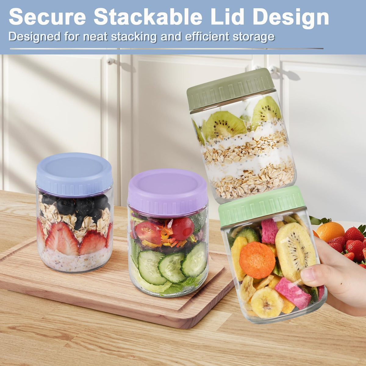 COYACOOL portable meal-prep jar for travel and workouts.