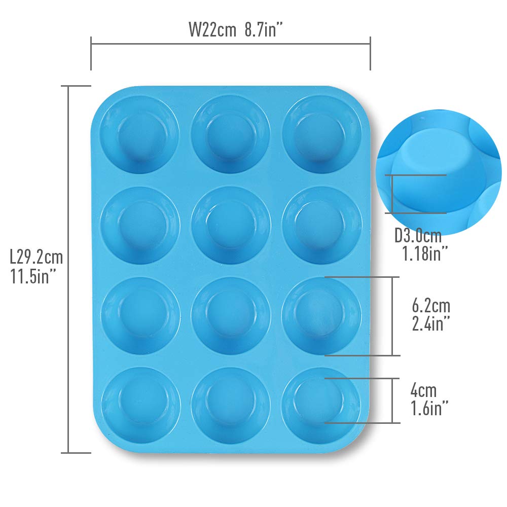Cozihom silicone muffin pan designed for daily baking and versatility