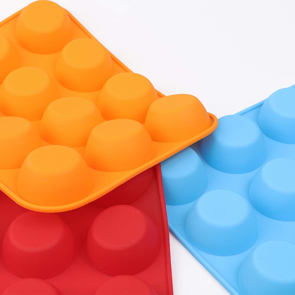 Cozihom dishwasher-safe silicone muffin pan for quick cleanup