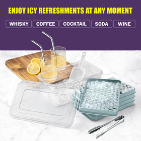 Cozy Kitchen Essentials BPA-free material closeup, safe and odor-free ice.