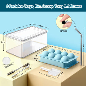 Cozy Kitchen Essentials freezer bin keeps ice organized and odor-free