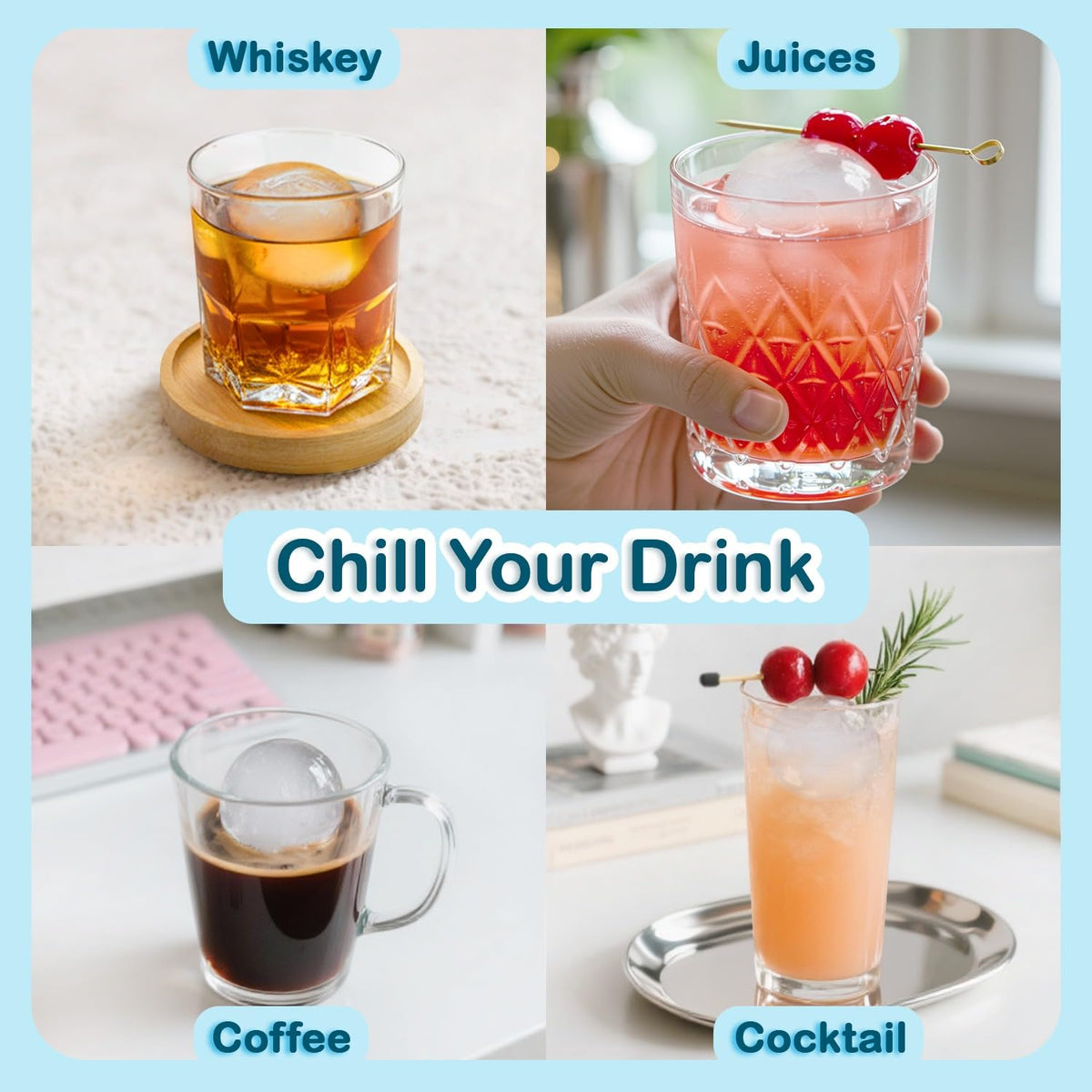 Cozy Kitchen Essentials party-ready ice tray setup for entertaining guests