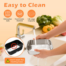 COZYEXPERT lunchbox leakproof lid keeps soups secure during commutes
