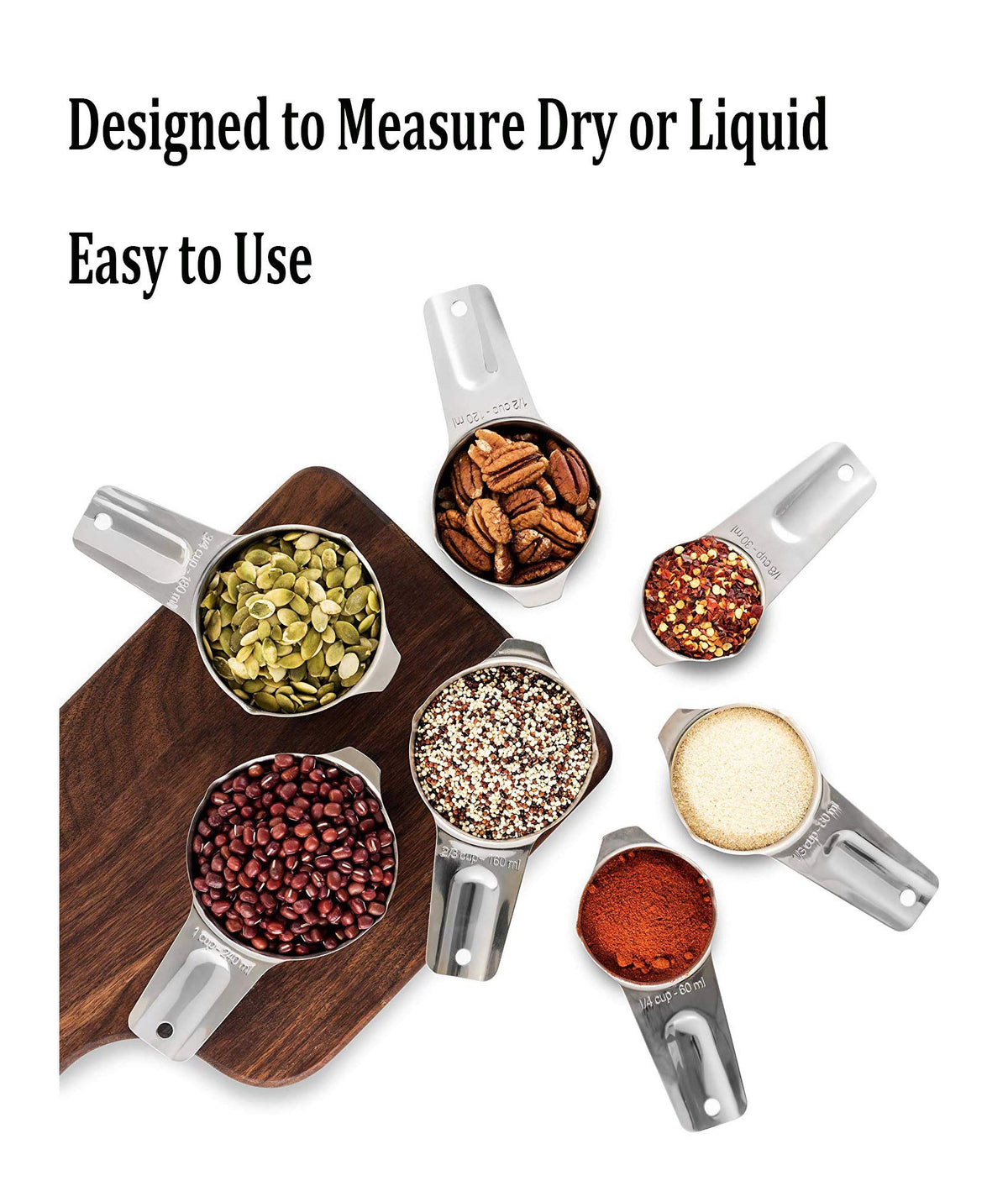 CozyKit measuring cups are dishwasher-safe for easy cleanup after baking.