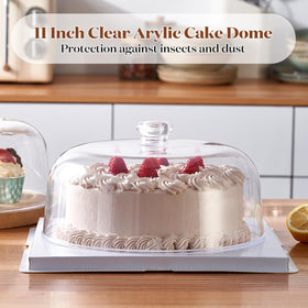 CozyState dome fitting cake stand and plate setups