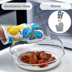 CozyState dishwasher-safe glass lid simplifies cleanup after reheating meals.