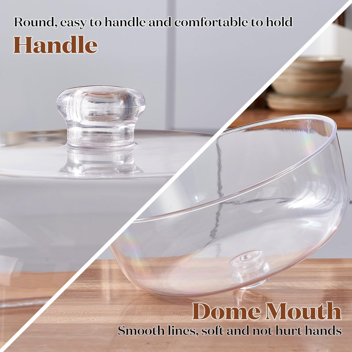 CozyState food-grade acrylic material emphasizing durability and clarity