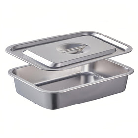 CozyState lasagna pan with lid on, oven-safe and great for family meals.