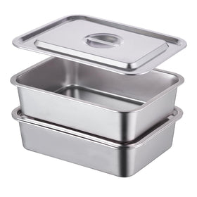 CozyState lasagna pan lid on demonstrates secure storage and freshness.