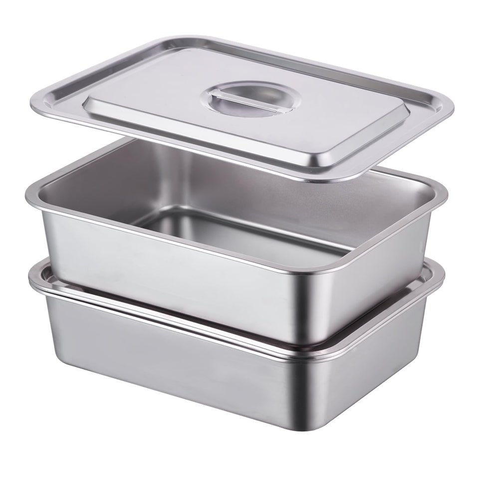 CozyState lasagna pan lid on demonstrates secure storage and freshness.