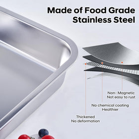 CozyState stainless steel nonstick pan ready for oven use and easy release.