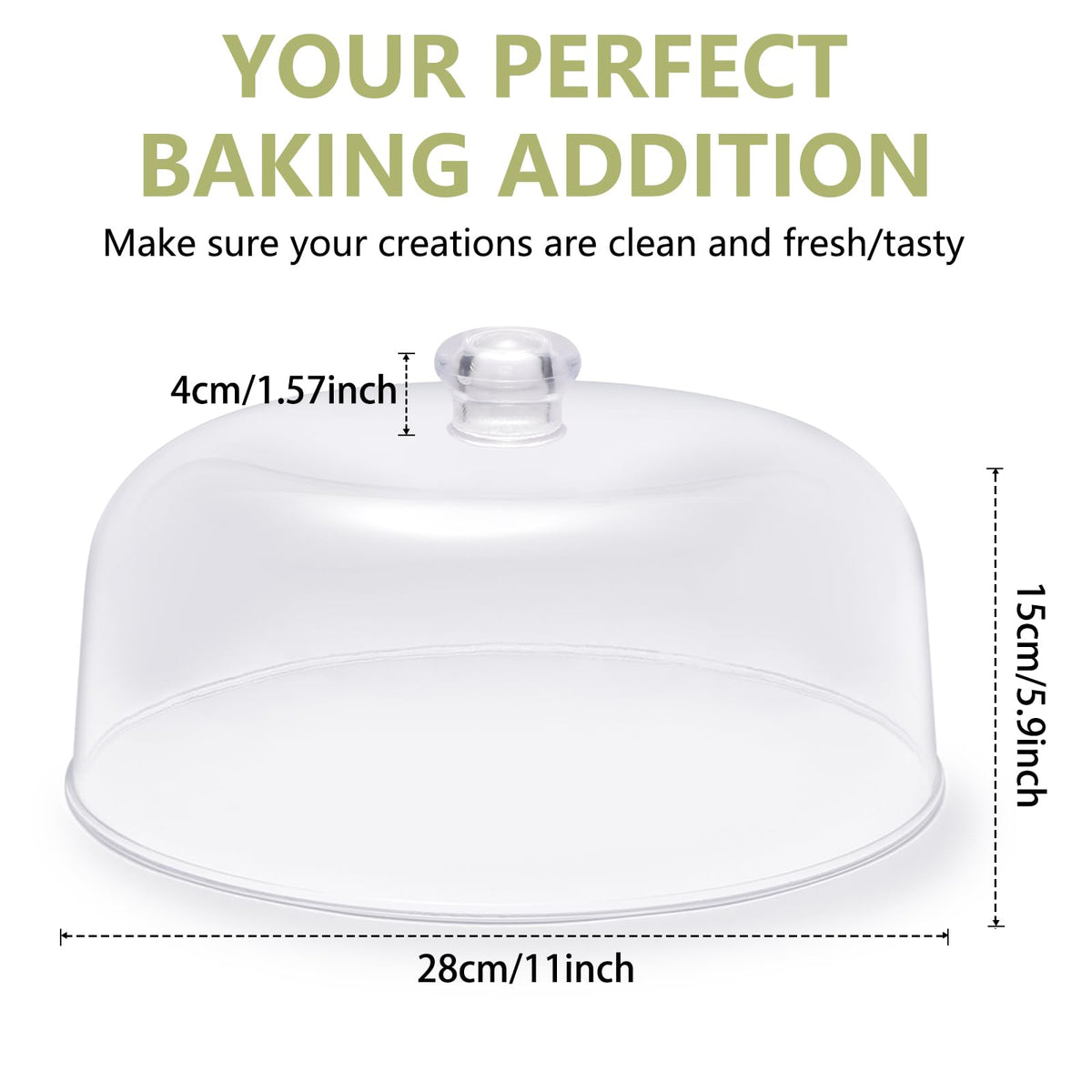 CozyState lid with transparent handle for easy lifting and serving