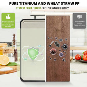 COZZIVITA titanium cutting board non-stick surface Cleanable