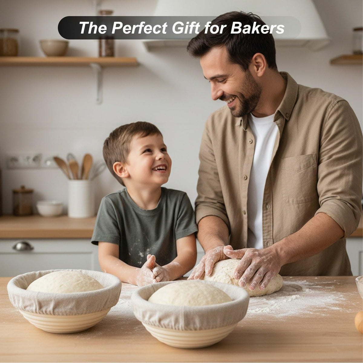 Cracrab banneton variety loaves capability enables experimenting with mini breads and rolls.