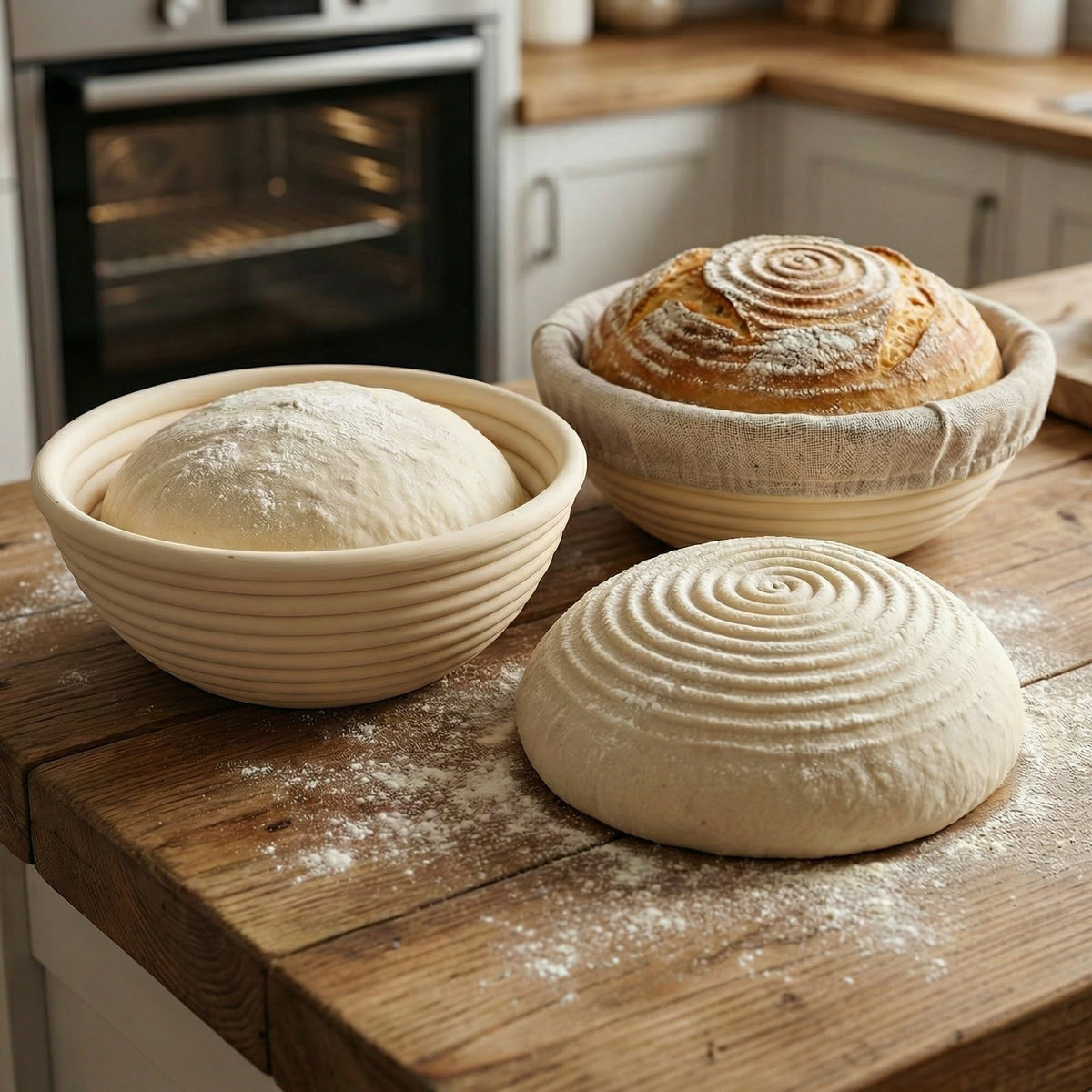 Cracrab banneton lightweight durable build ready for frequent baking sessions.