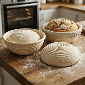 Cracrab banneton lightweight durable build ready for frequent baking sessions.