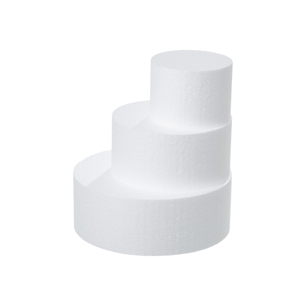 Crafare 4in round cake dummy side view for realistic display