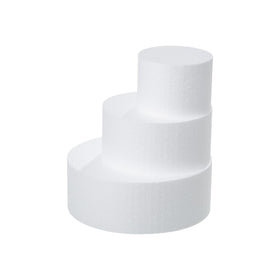 Crafare 4in round cake dummy side view for realistic display