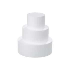 Crafare 4in round cake dummy top view for planning displays