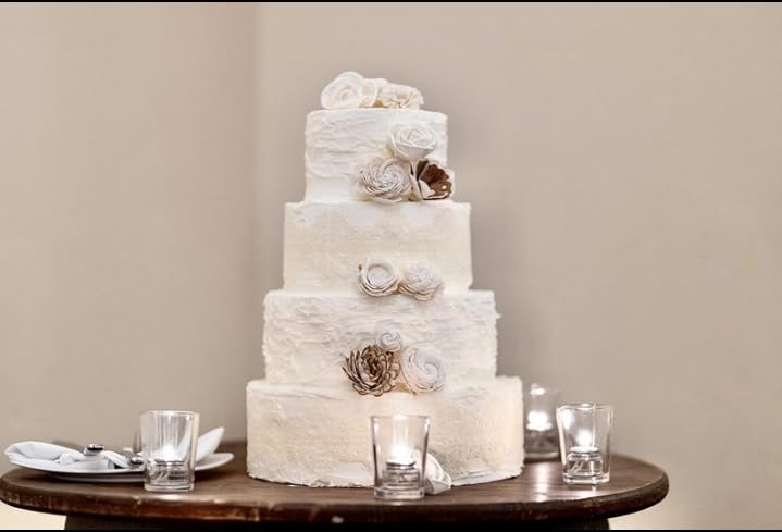 Crafare foam cake dummy set, ideal for wedding, baby shower, and party decor.