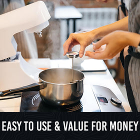 Craft911 pot clip keeps the thermometer steady while cooking.