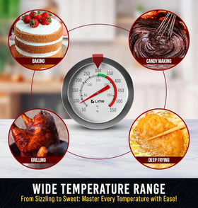 Craft911 pre-calibrated thermometer requires no batteries.
