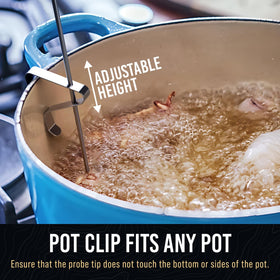 Craft911 stainless steel construction resists high heat during deep frying.